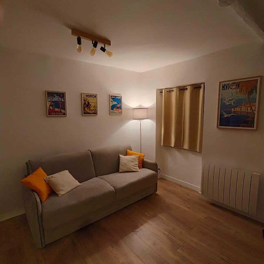 Joli Studio Dans Le Coeur De Ментона Экстерьер фото