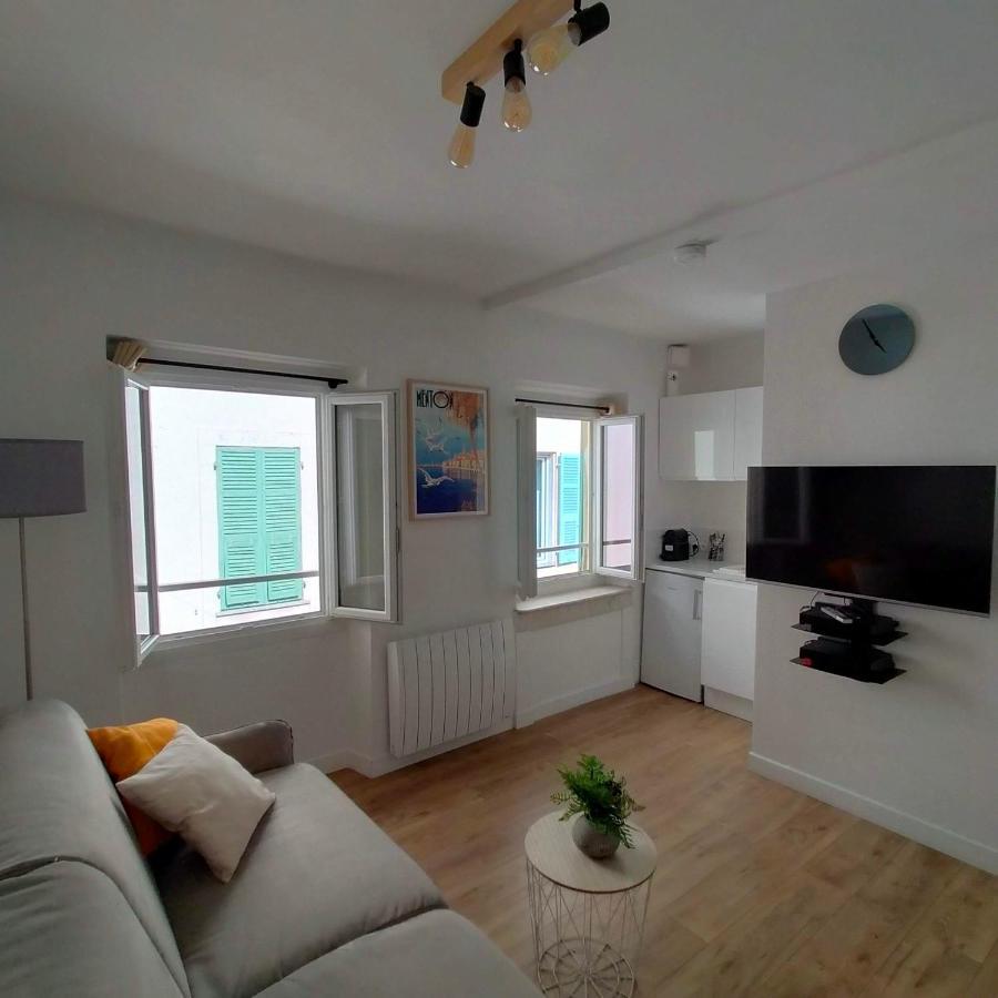Joli Studio Dans Le Coeur De Ментона Экстерьер фото